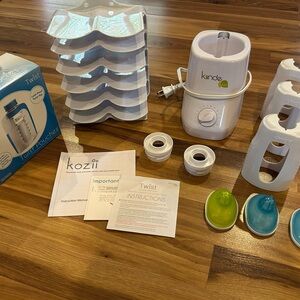 Kiinde Kozii Bottle Warmer and Storage System - White